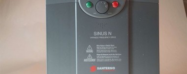 Sensorless Inverter, Santerno, type# Sinus N 000# 2S XBK2, single phase, for motors 1.5...1.8kW, 8-12 amps