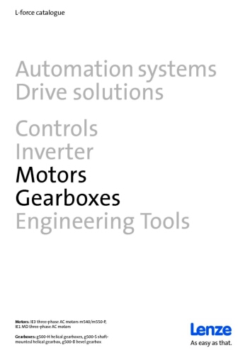Lenze G500 Gearboxes